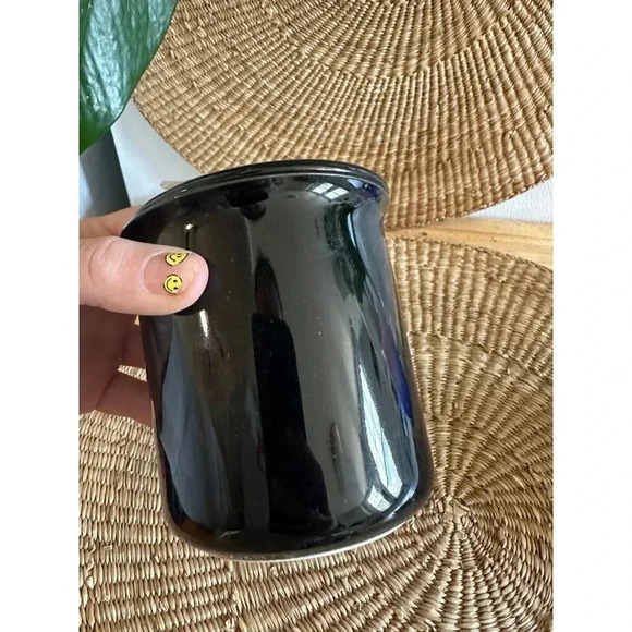 Crown Corning Japan Black jar with lid - Picture 8 of 8